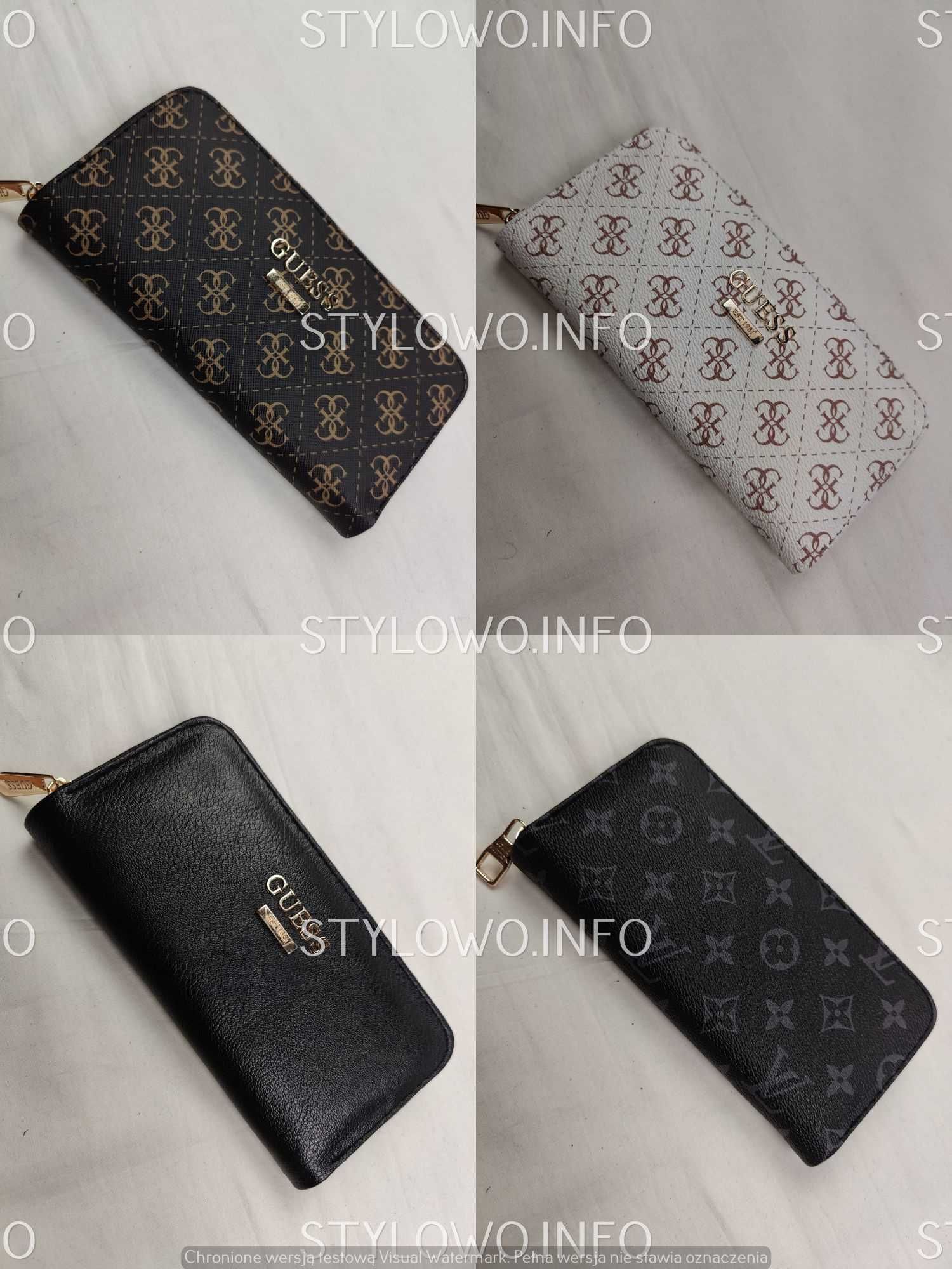 Portfel damski suwak Louis Vuitton Guess portfele nowość