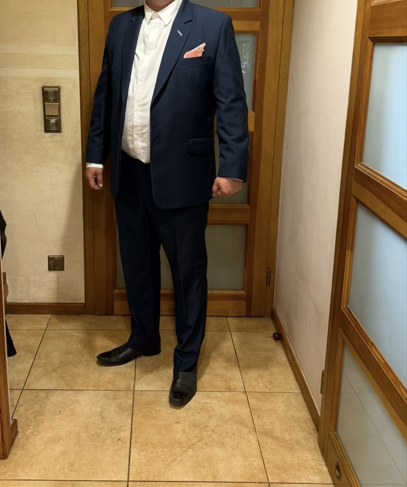Garniutur rozmiar 56 Granatowy