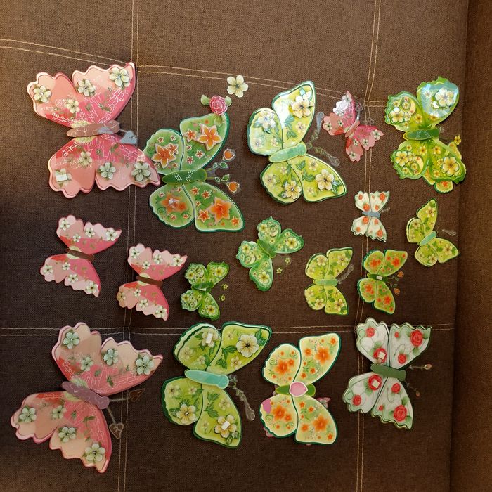 Декор квіти/цветы. Наклейки для дома.