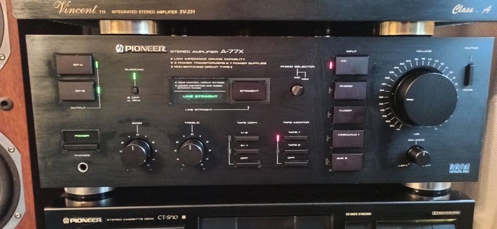 Pioneer A77x wysokiej klasy wzmacniacz