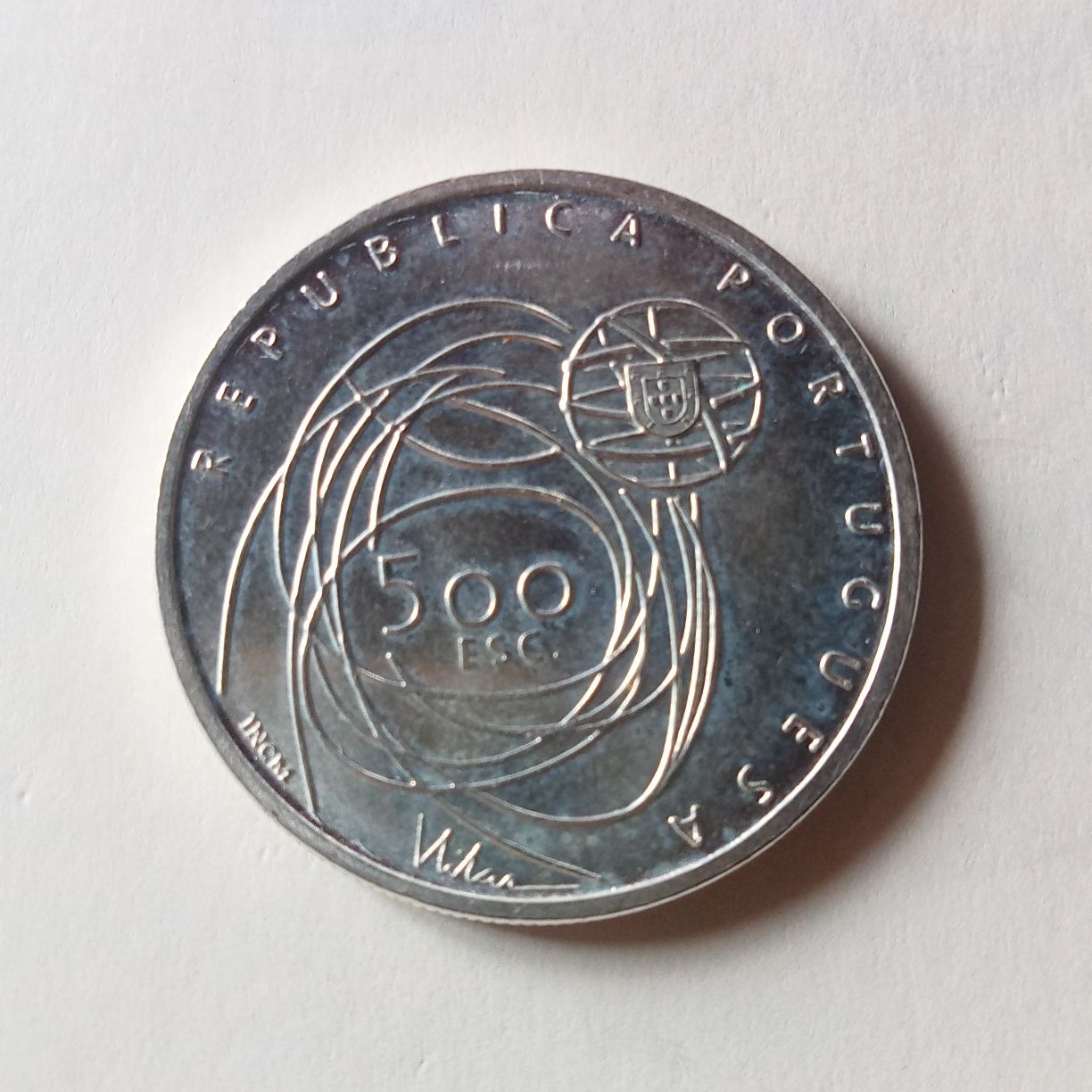 Moeda 500 escudos Prata
