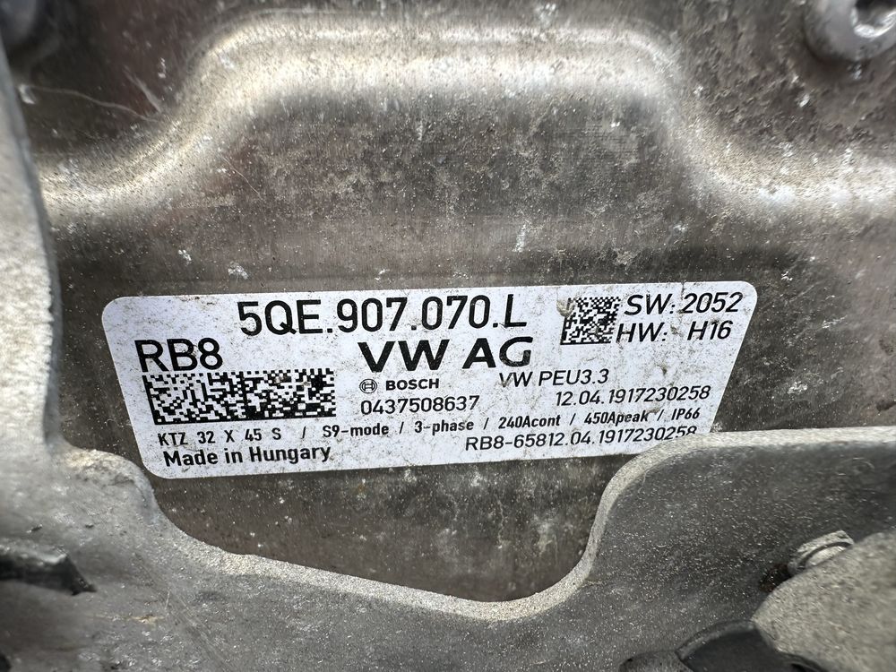 Модуль, блок гибрида, динамомашина Volkswagen E-Golf 5QE.907.070.L