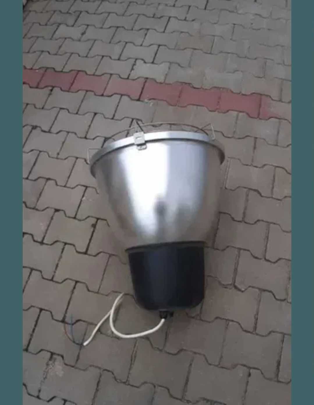Lampy wiszace duze przyslowe hale garaze wiaty lokale