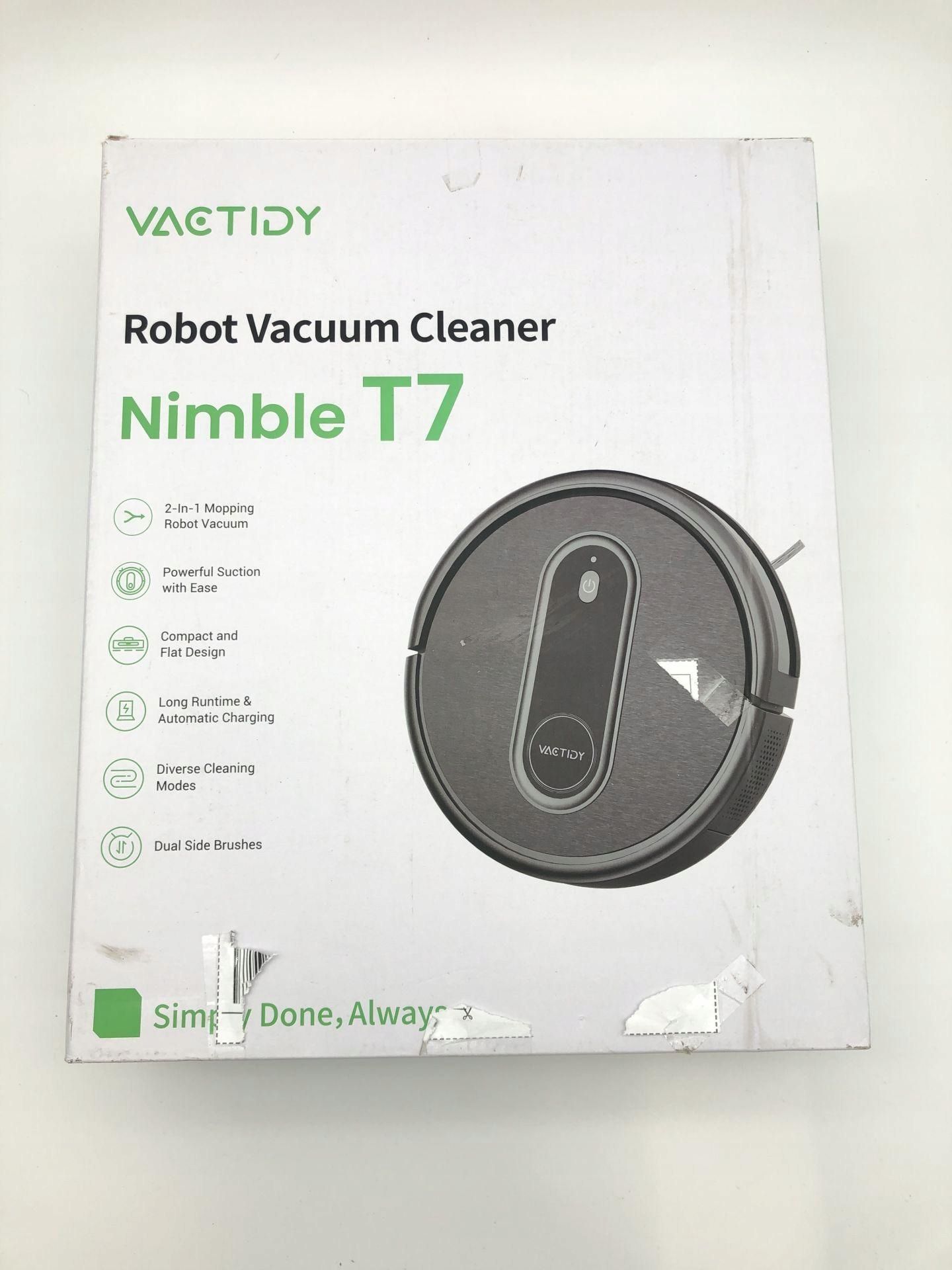 Robot sprzątający Vactidy T7 z mopem 2800Pa Alexa App Siri 120min