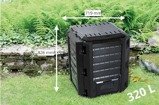 Kompostownik Ogrodowy Domowy wytrzymały Pojemny 380L