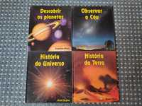 4 Livros da Colecção "Explorar o universo"