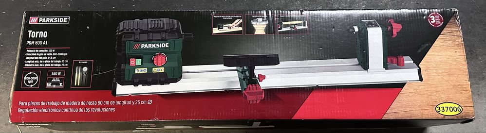 Torno Parkside PDM 600 A1 (na caixa nunca aberto))