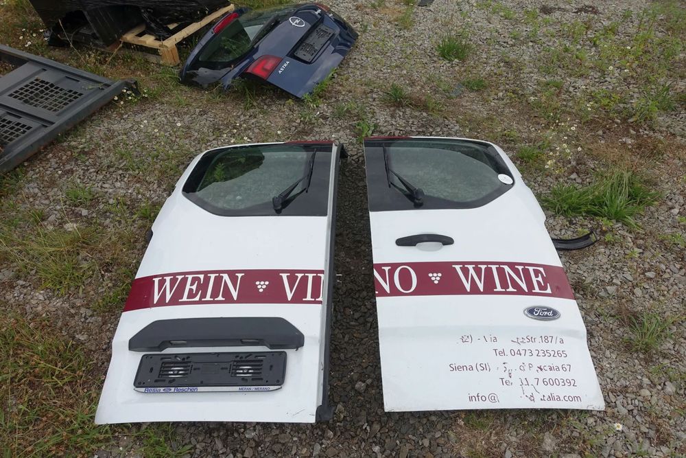 DRZWI LEWY PRAWY TYŁ TRANSIT CUSTOM 14r.