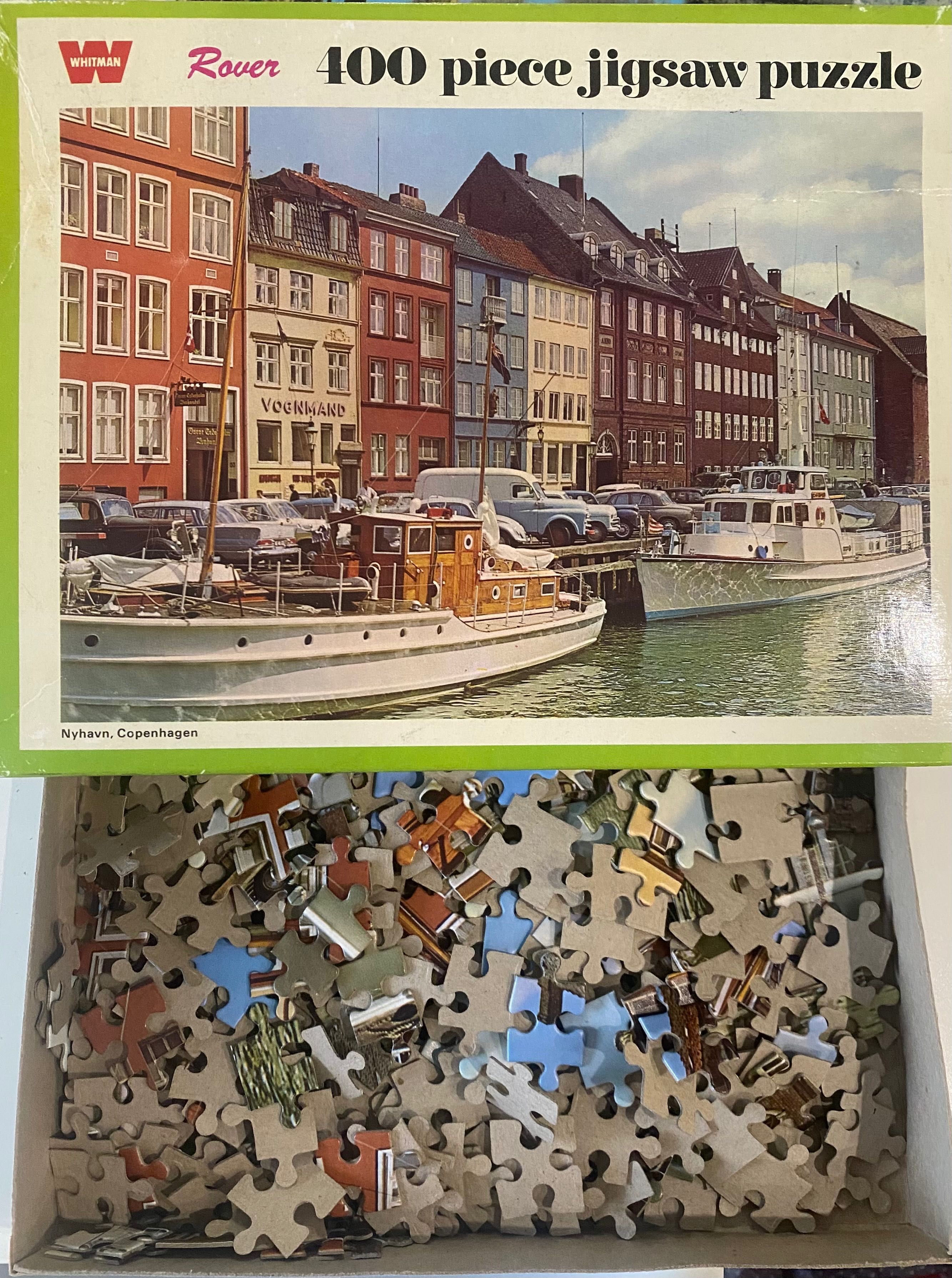 Puzzle Whitman Rover kolekcja: miasta Copenhagen Nyjavn 400 elementów