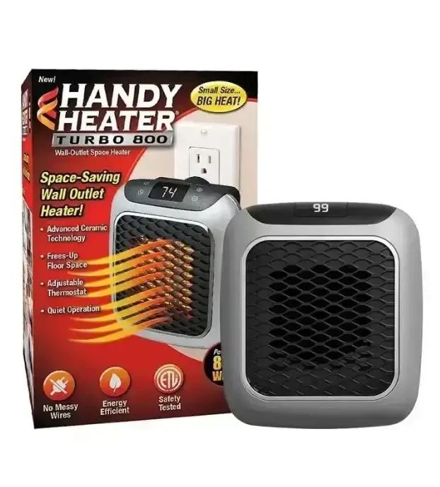 Обігрівач дуйчик портативний Heater Turbo 800 Вт, тепловентилятор