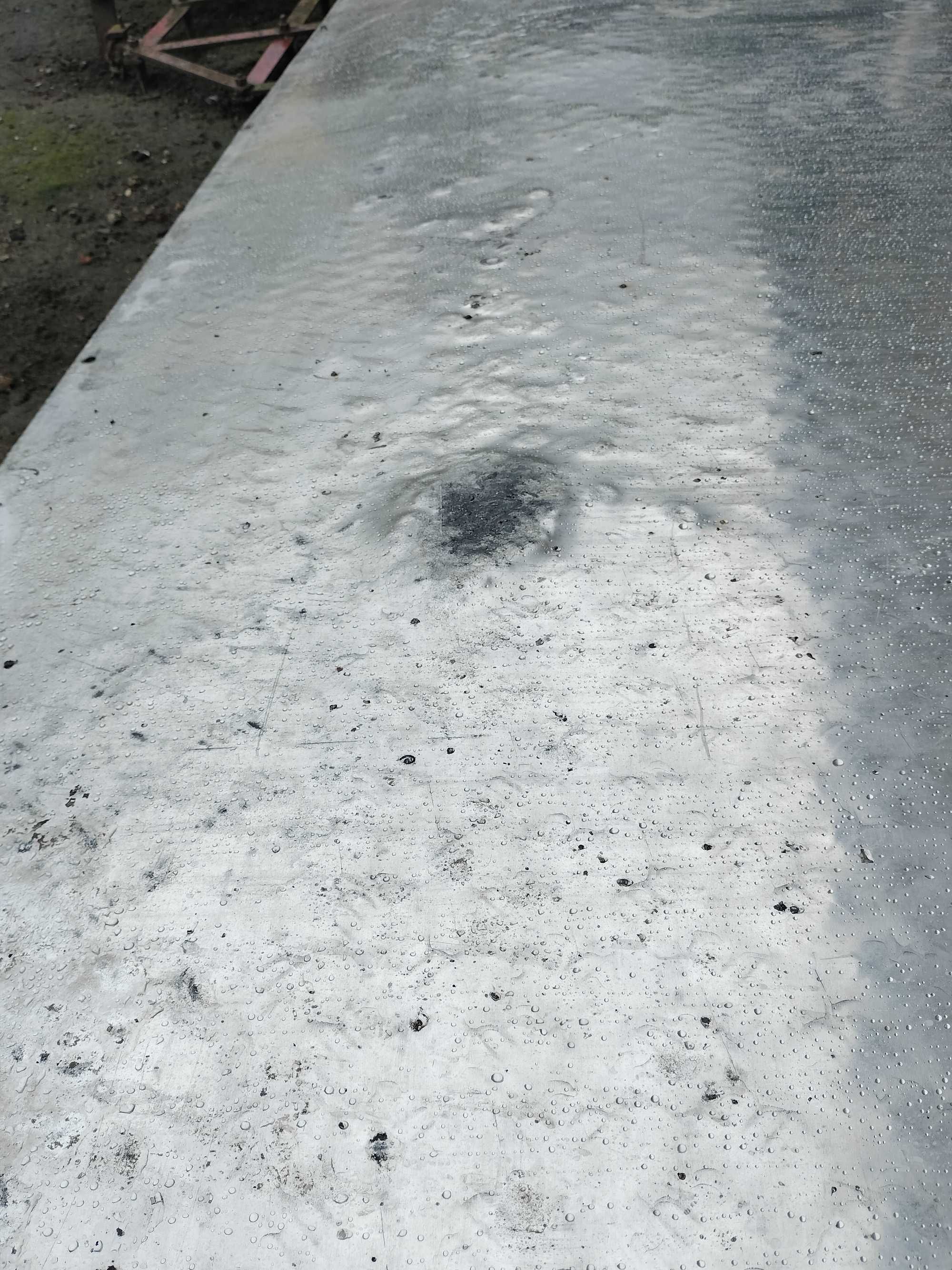 Blacha ryflowana aluminiowa - używana