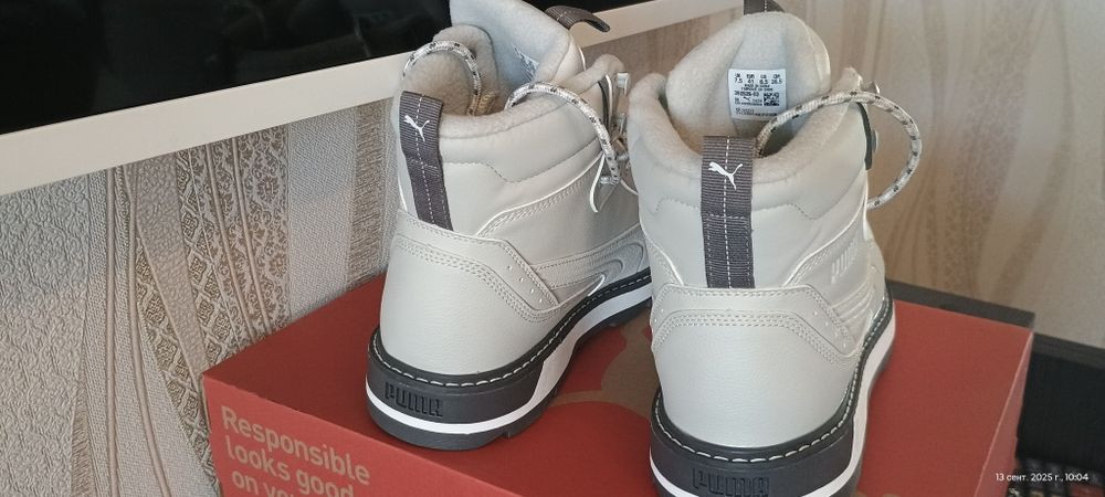 Новые Ботинки Puma 41 р. 26.5 см