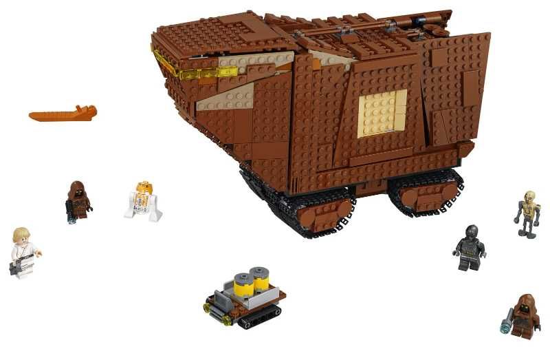 Vendo Set 75220-1 Sandcrawler com caixa e instruções, sem minifiguras