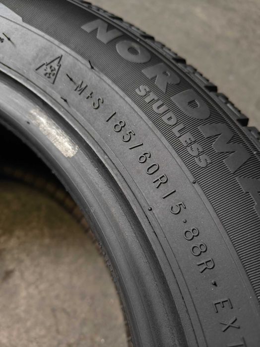 2шт R15 185 60 шини зимові Nokian Nordman RS2 агресивні арктичні