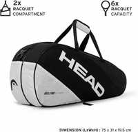 Torba na rakiety tenisowa HEAD Elite 6R   (nie torba tenisowa Wilson )