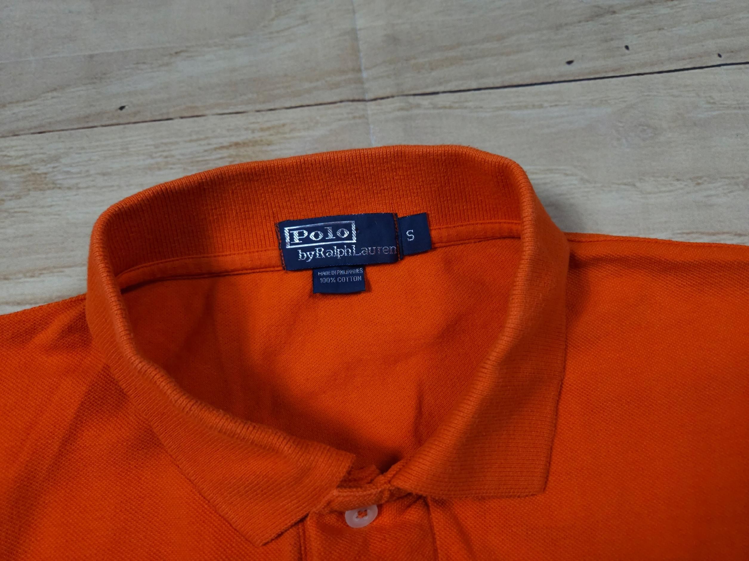 POLO RALPH LAUREN Koszulka Polo Męska Pomarańczowa r. S