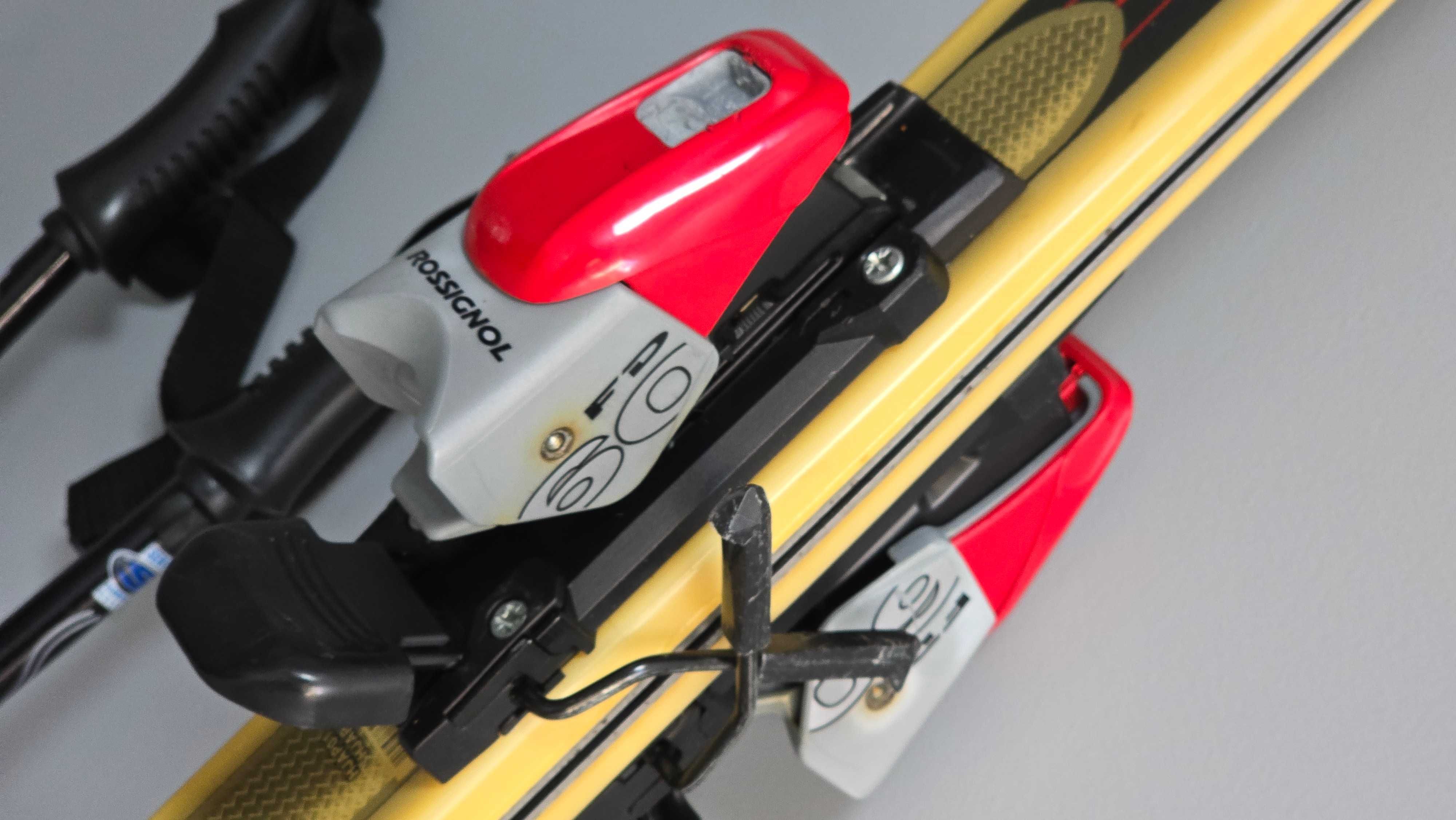 Narty Rossignol 177cm Torba  +Kijki Zestaw