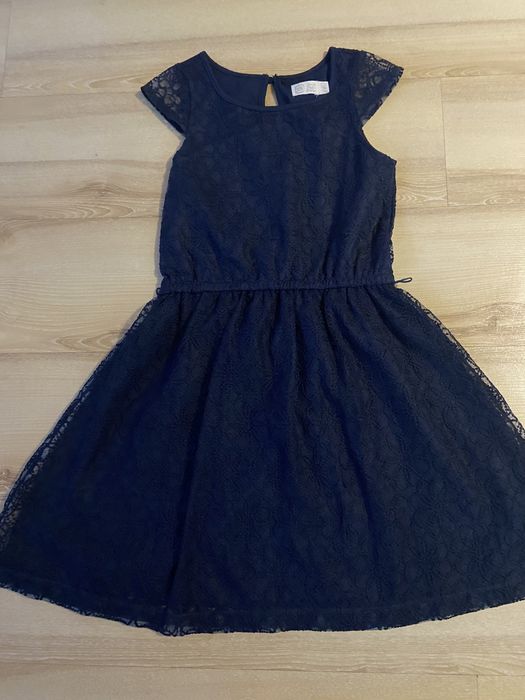 Sukienka granatowa rozm. 140 cm