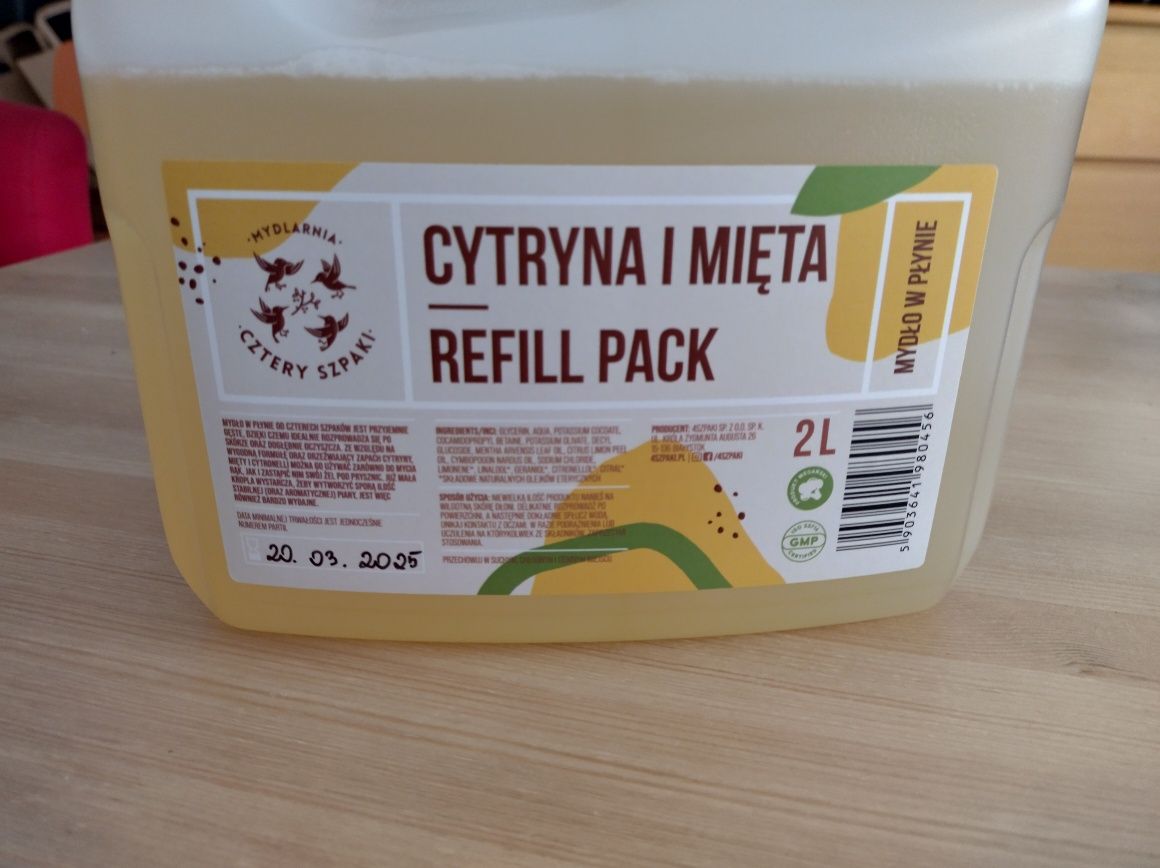 Mydło Cztery Szpaki Cytryna Mięta 1.9l