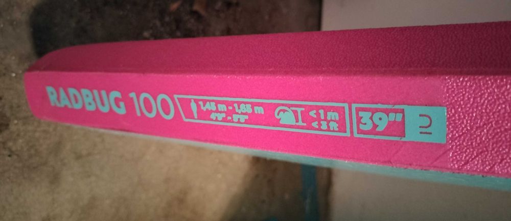 Prancha de Bodyboard com Leash de Pulso Rosa