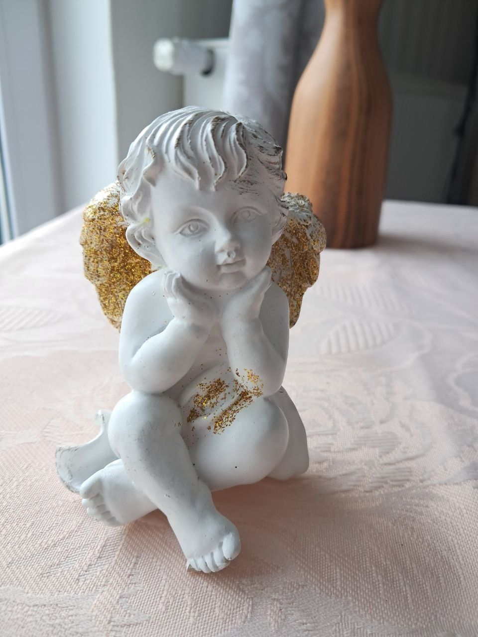 Figurka Anioł z gipsu