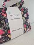 Torba Wonder Briefcase Laptop 13-14 cali czarne róże