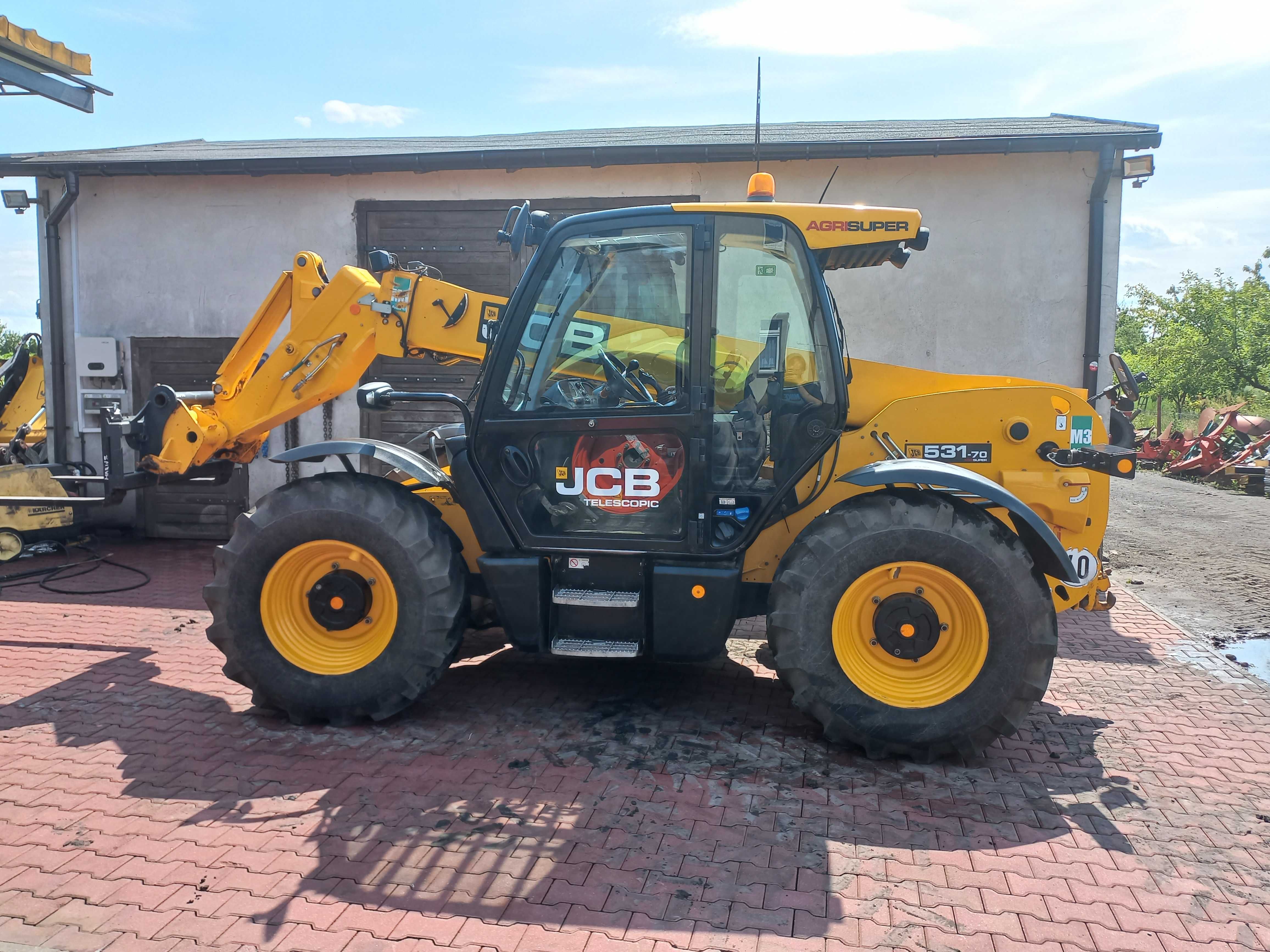 Ladowarka Teleskopowa jcb 531-70 Ags r 2018