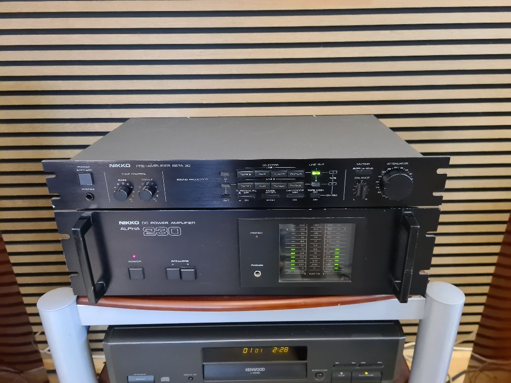 Nikko Alpha 230 Beta 30 koncowka z przedwzmacniaczem stereo