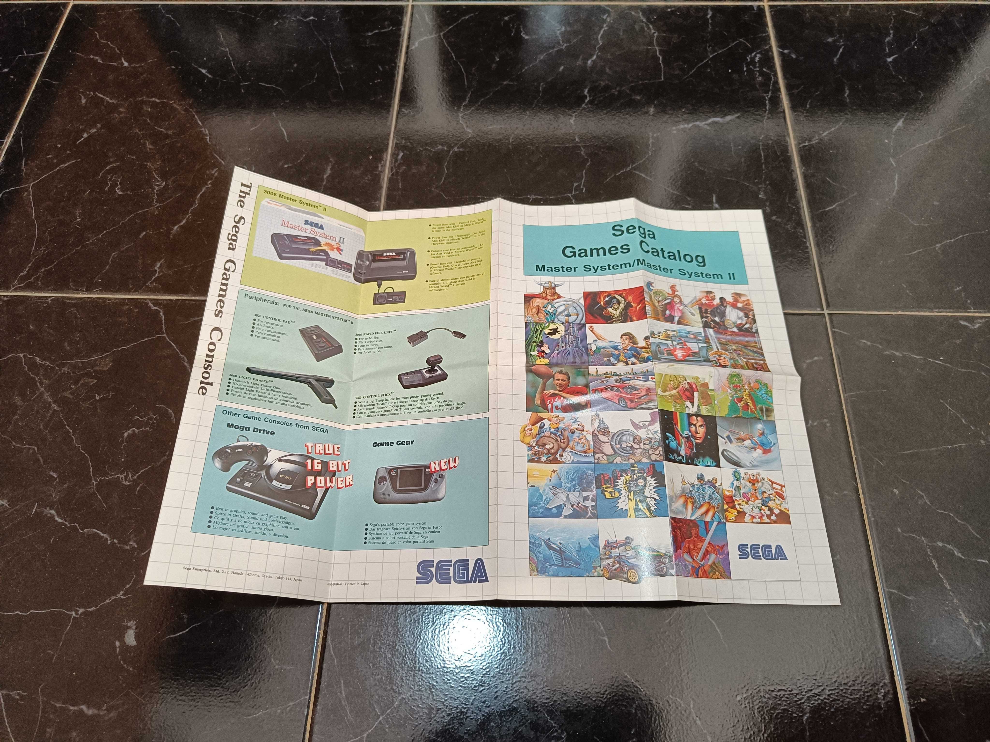 SEGA, Nintendo, Playstation - Manuais e material promocional