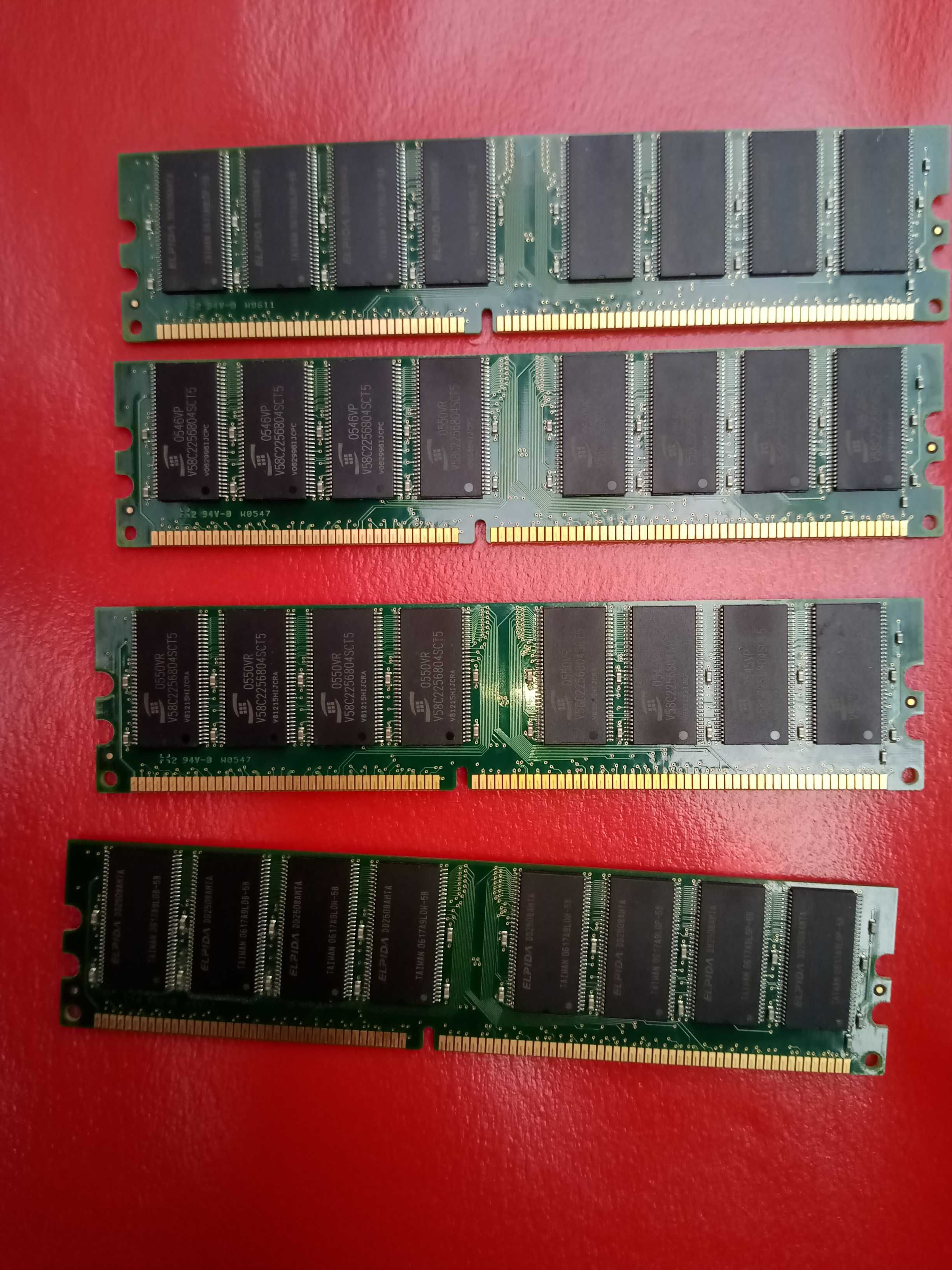 Оперативная память для компьютера DDR Kingston KVR400X64C3A/512MB 4 шт