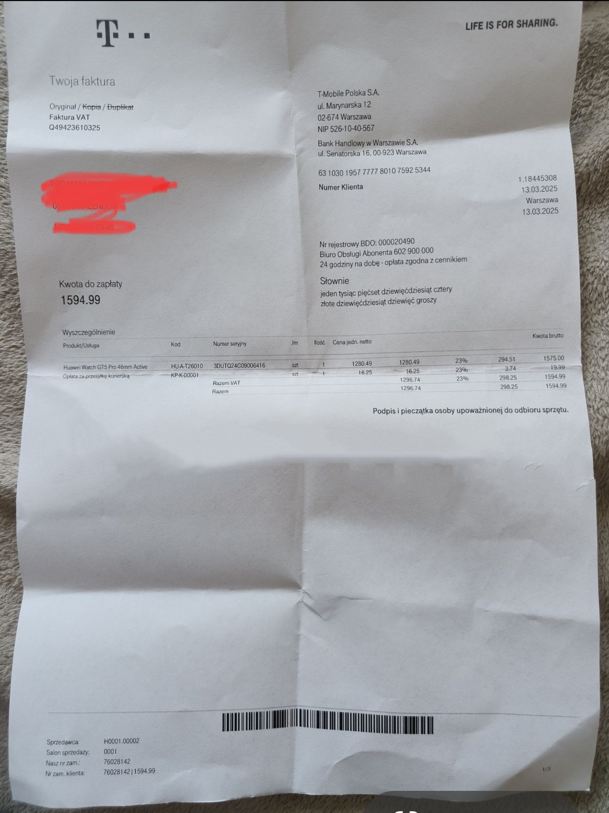 Huawei GT5 Pro stan idealny
