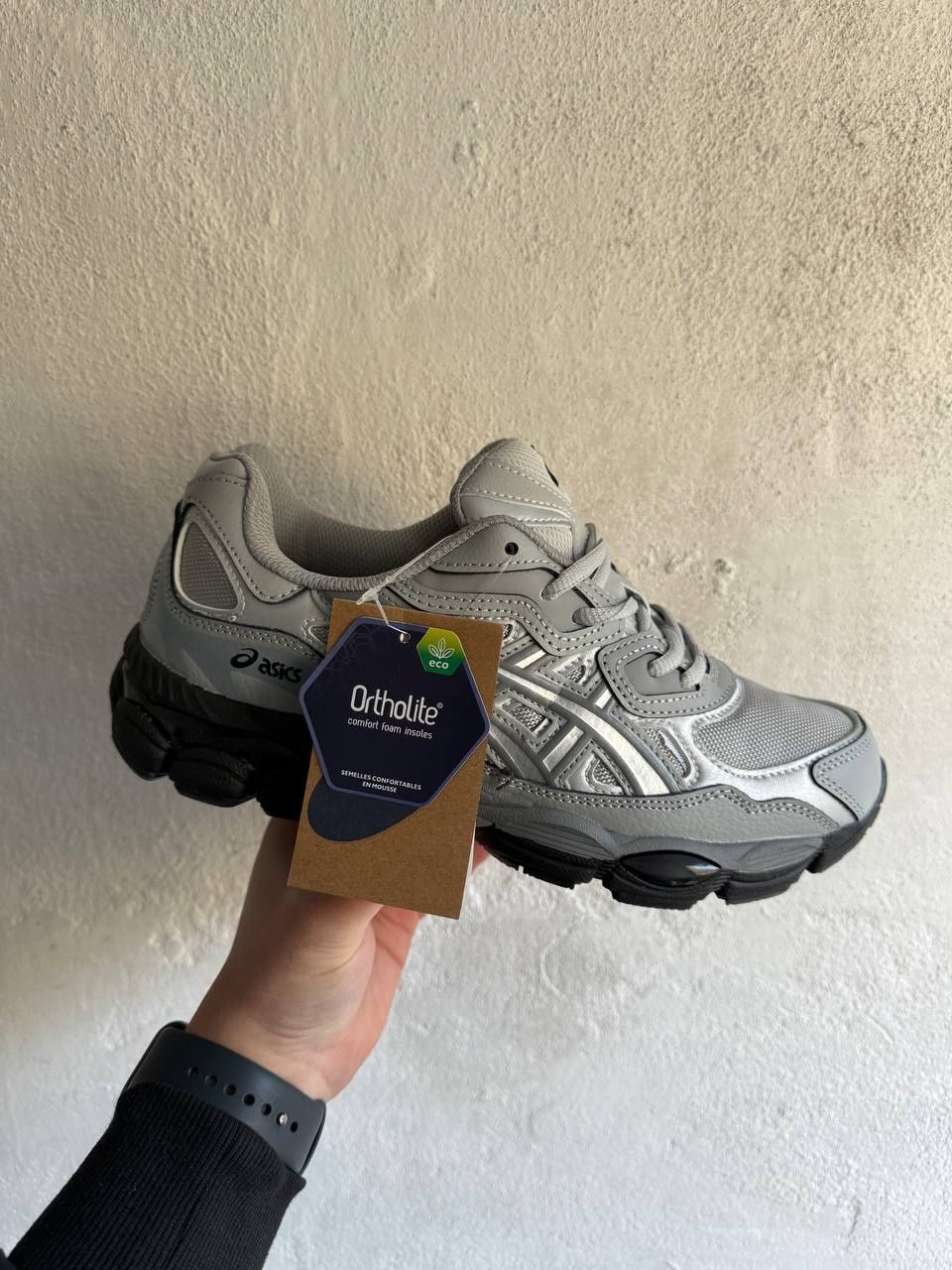 Кросівки чоловічі та жіночі Asics Gel-NYC Mid Grey Sheet Rock.