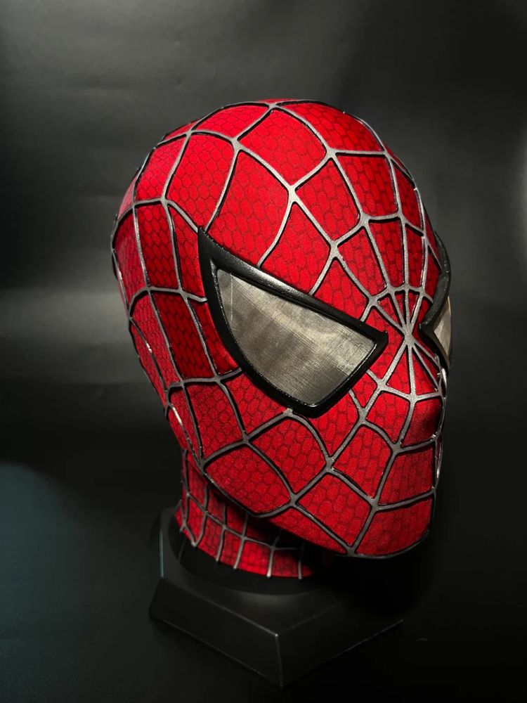 Spider man maska sam raimi spidey replika rekwizytu filmowego
