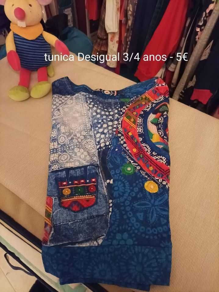 Túnica menina da Desigual 3/4 anos - 5€