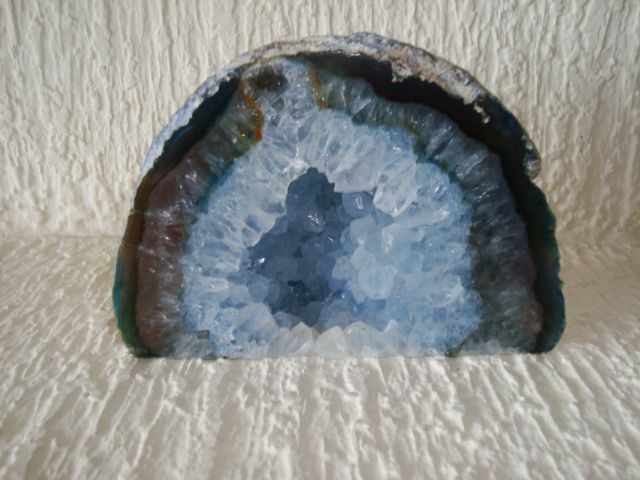 Geodo em Roxo, Azul, Marrom Lote 4 Peças