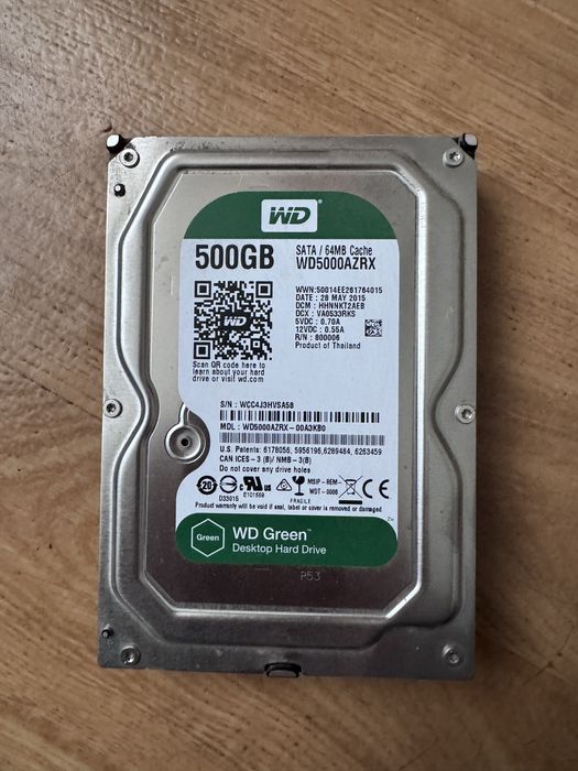 Жорсткий диск WD Green 500Gb