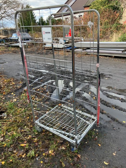 Rollkontener wózek siatkowy dwuścianowy magazynowy