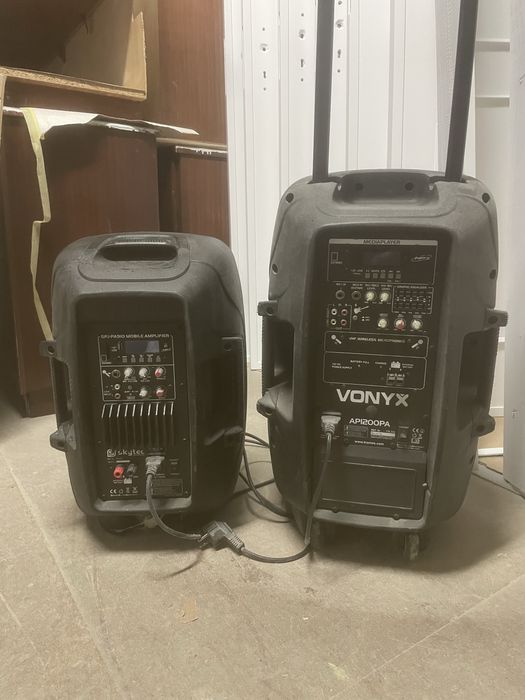 Colunascom ligacao entre elas  com alto som VONIYX