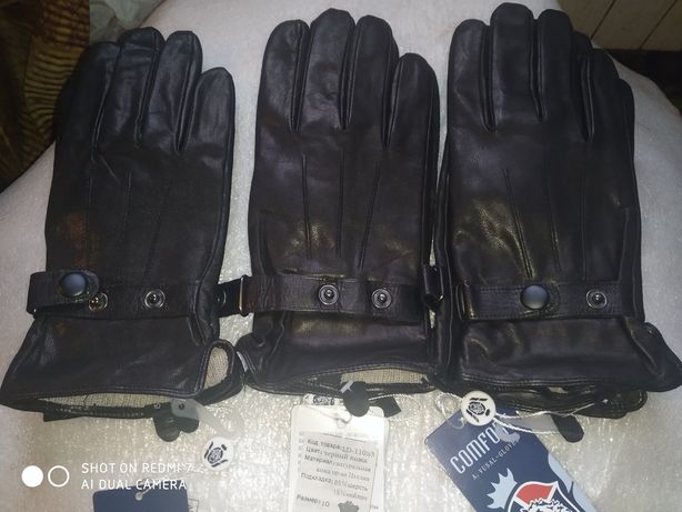 Кожаные новые мужские перчатки из Оленя лайка