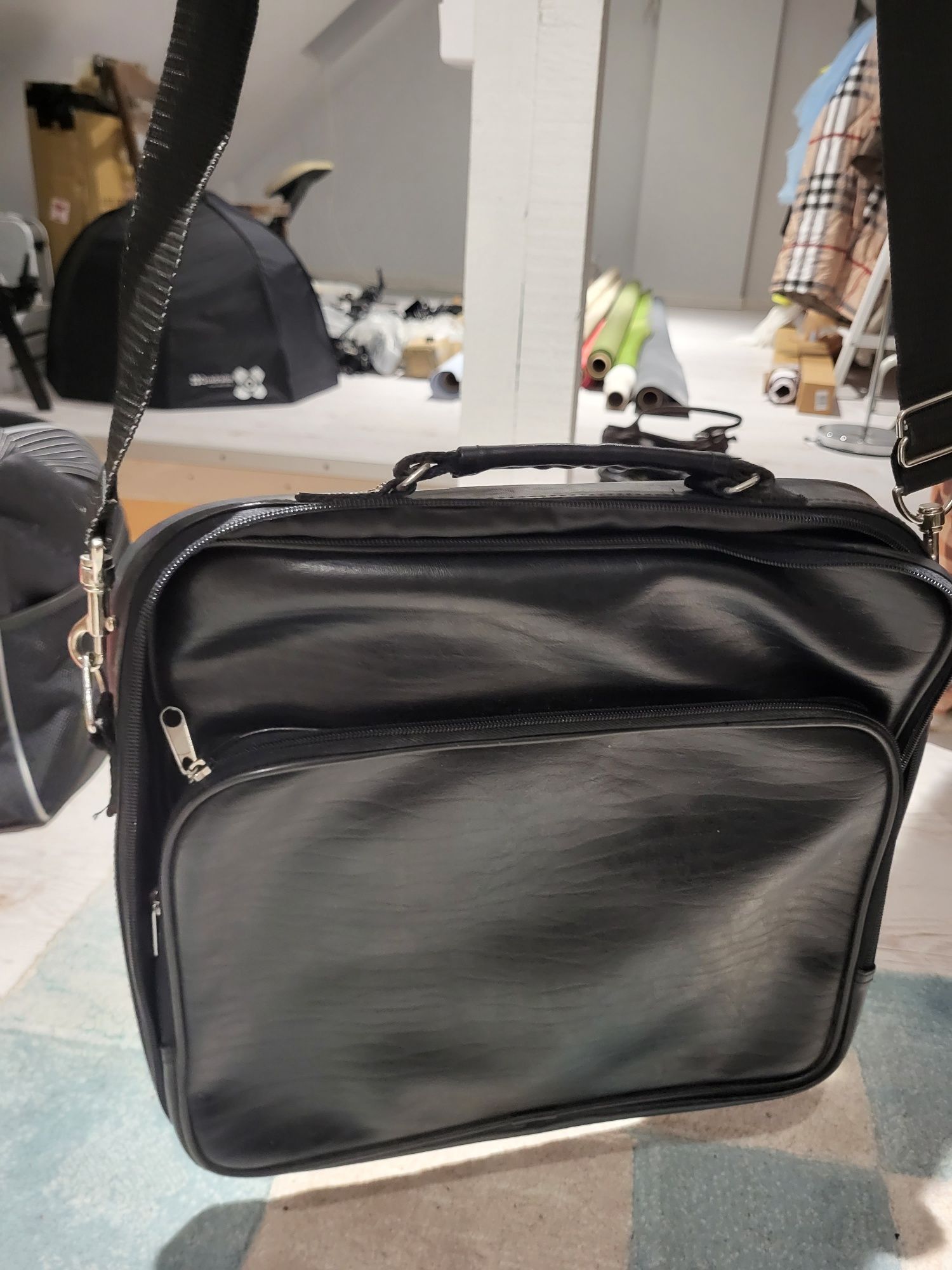Torba na laptop komputer skóra eko