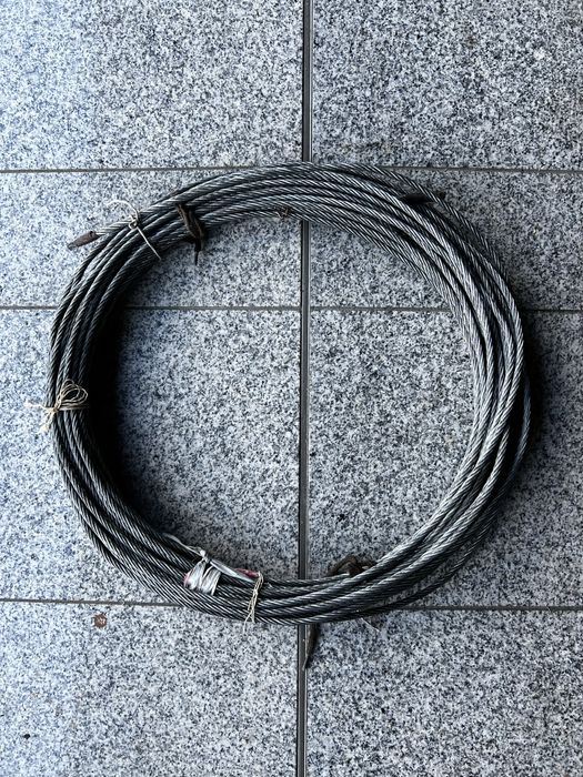 Linka stalowa 36 m 6,5 mm