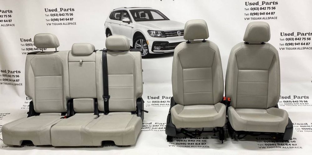 Сидіння салону Фольсфаген Тігуан VW Tiguan шкіра/замінник Америка 2017