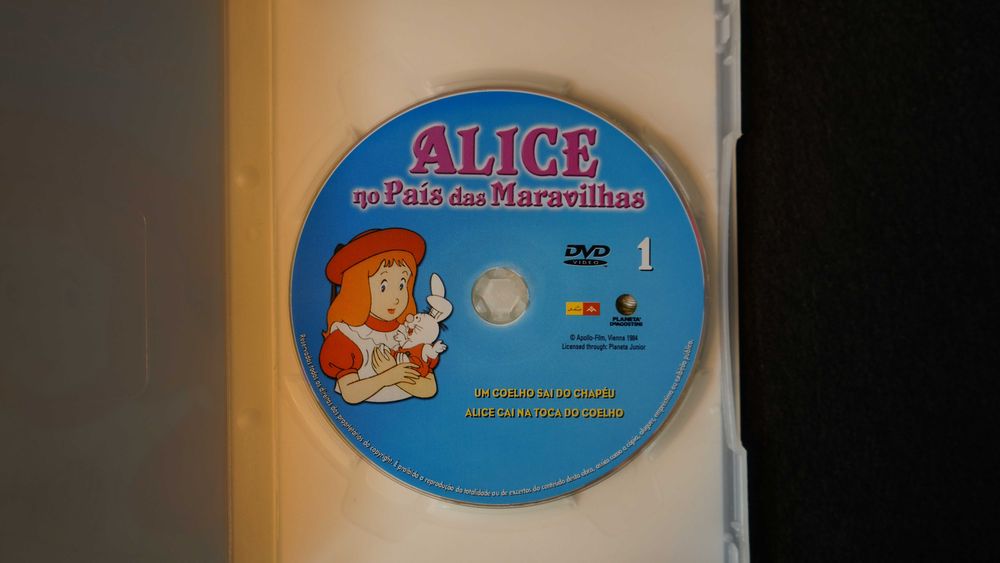 DVD - Alice no País das Maravilhas - 1984, Volume 1