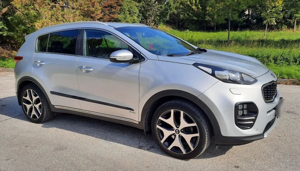 Kia Sportage Salon PL, GT Line, Bezwypadkowy 100%, 2.0 185KM, 4x4, 2 x Koła Alu
