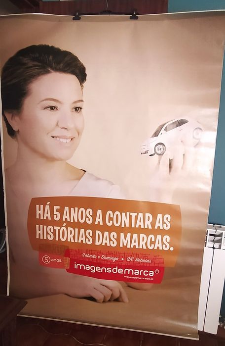 Poster publicidade SIC notícias, turismo Portugal e inspetor Clouseau