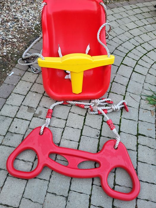 Huśtawka, krzesełko siedziskowe + trapez