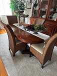 Mobilia de Sala Jantar, mesa cadeiras e movel