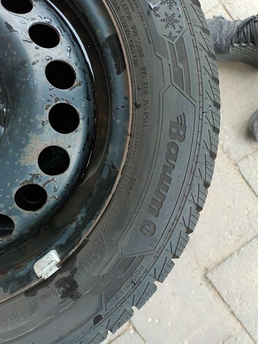 Koła zimowe OPEL 165/65 R14 4x100 / Felgi + opony BARUM 6mm / Ładne