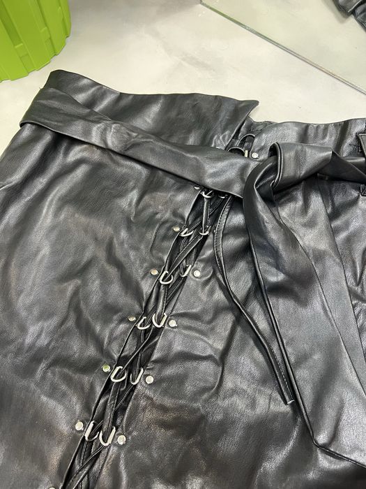 Спідниця з якісної еко шкіри розмір s-m