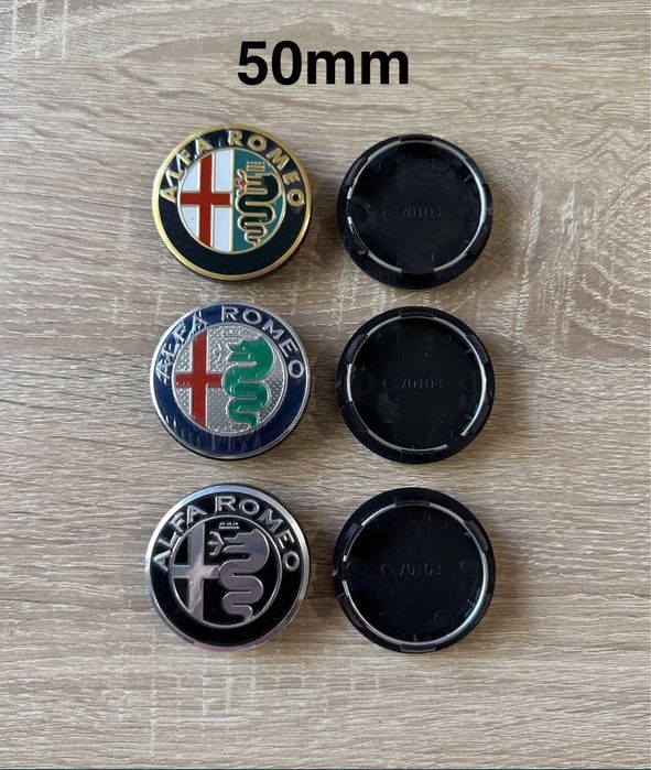 Conjunto 4 Centros Alfa Romeo 50mm 56mm 60mm